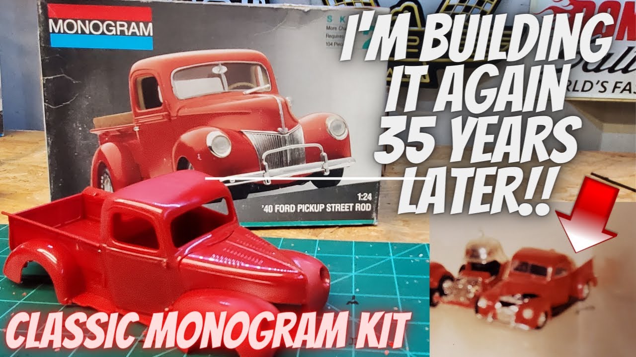 Вспоминаем прошлое! Разбираемся с набором Monogram 40 Ford Truck, который я собрал 35 лет назад!