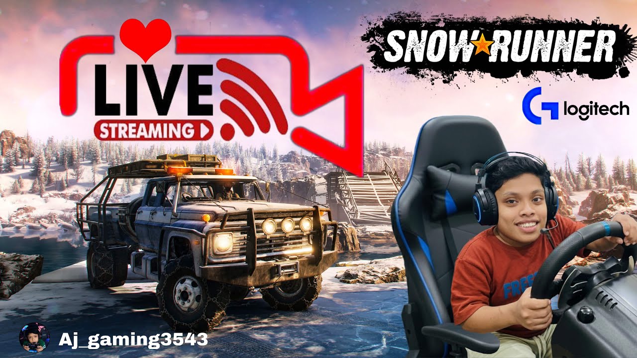 SNOW RUNNER / g29/malayalam live streaming