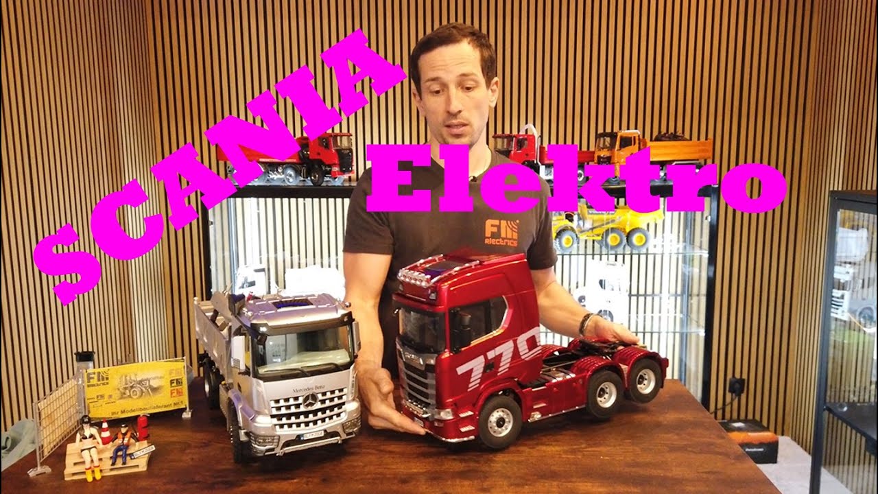 Electric Scania 6x6 Zugmaschine Tractor Truck Kabolite K5701 Toy like Tamiya Lesu Mercedes Arocs ECO