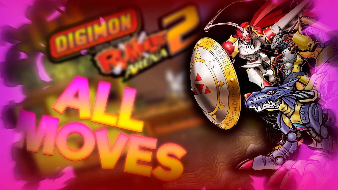 Digimon Rumble Arena 2 | Todos los personajes y movimientos