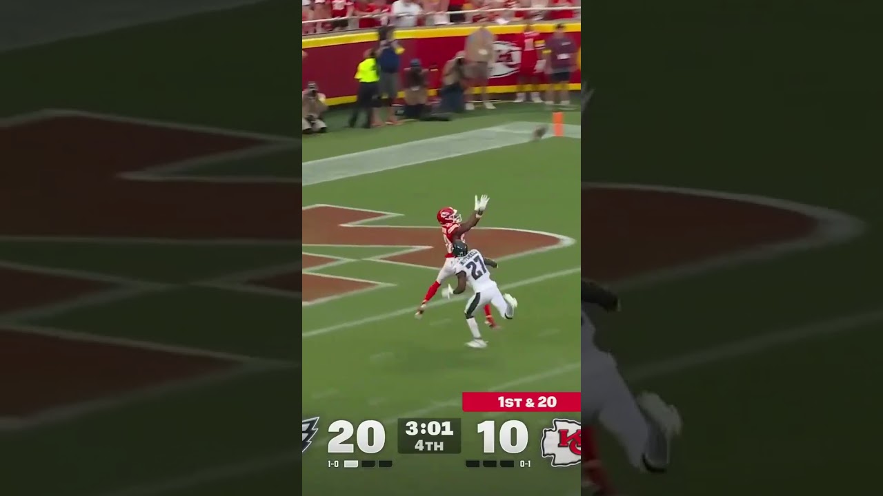 Tyquan Thornton's 49-yard TOUCHDOWN Catch from Patrick Mahomes is UNBELIEVABLE