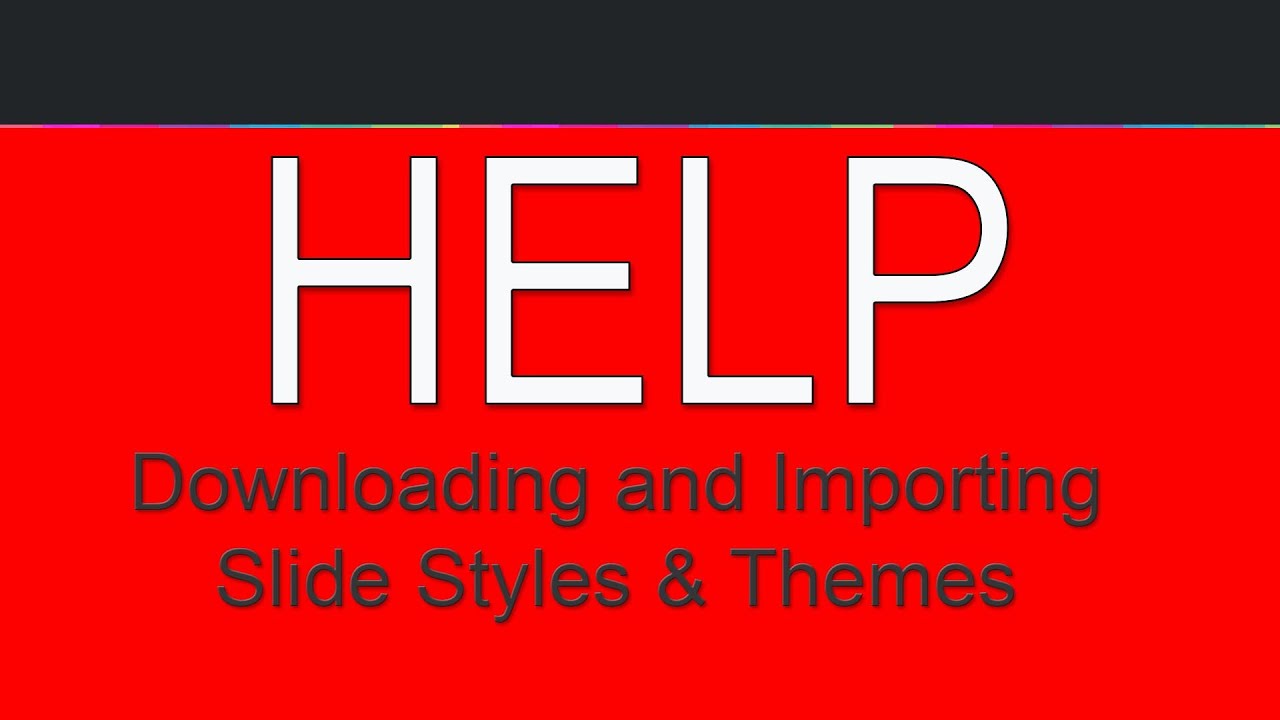 PTE AV Studio   Slide Styles and Themes help