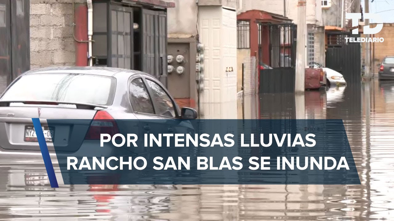 Lluvias provocan inundaciones en Cuautitlán; autoridades implementan albergue