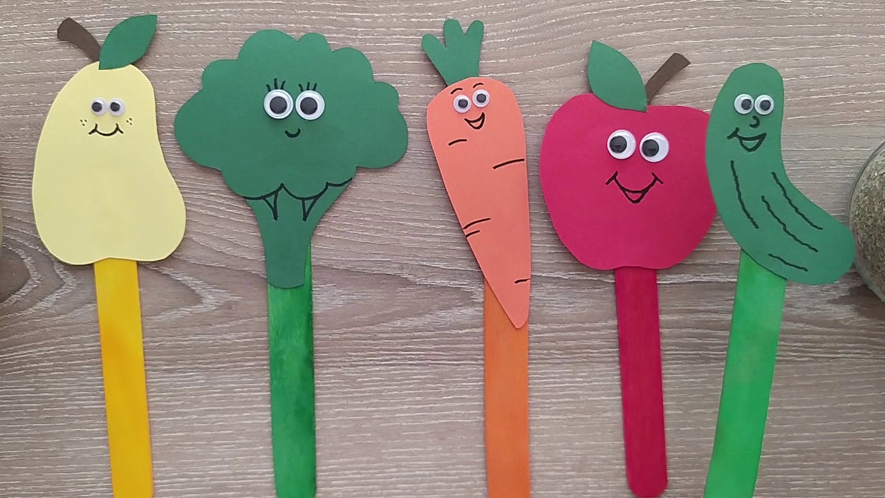 YERLİ MALI SANAT ETKİNLİKLERİ 🍐🥕🍎 | KUKLA🥦 | MASKE🍓 | TAÇ🍋