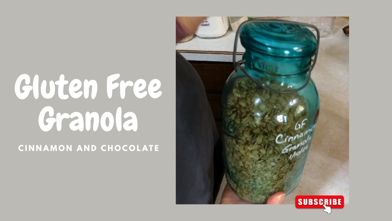 Gluten Free Granola, Cinnamon and Chocolate