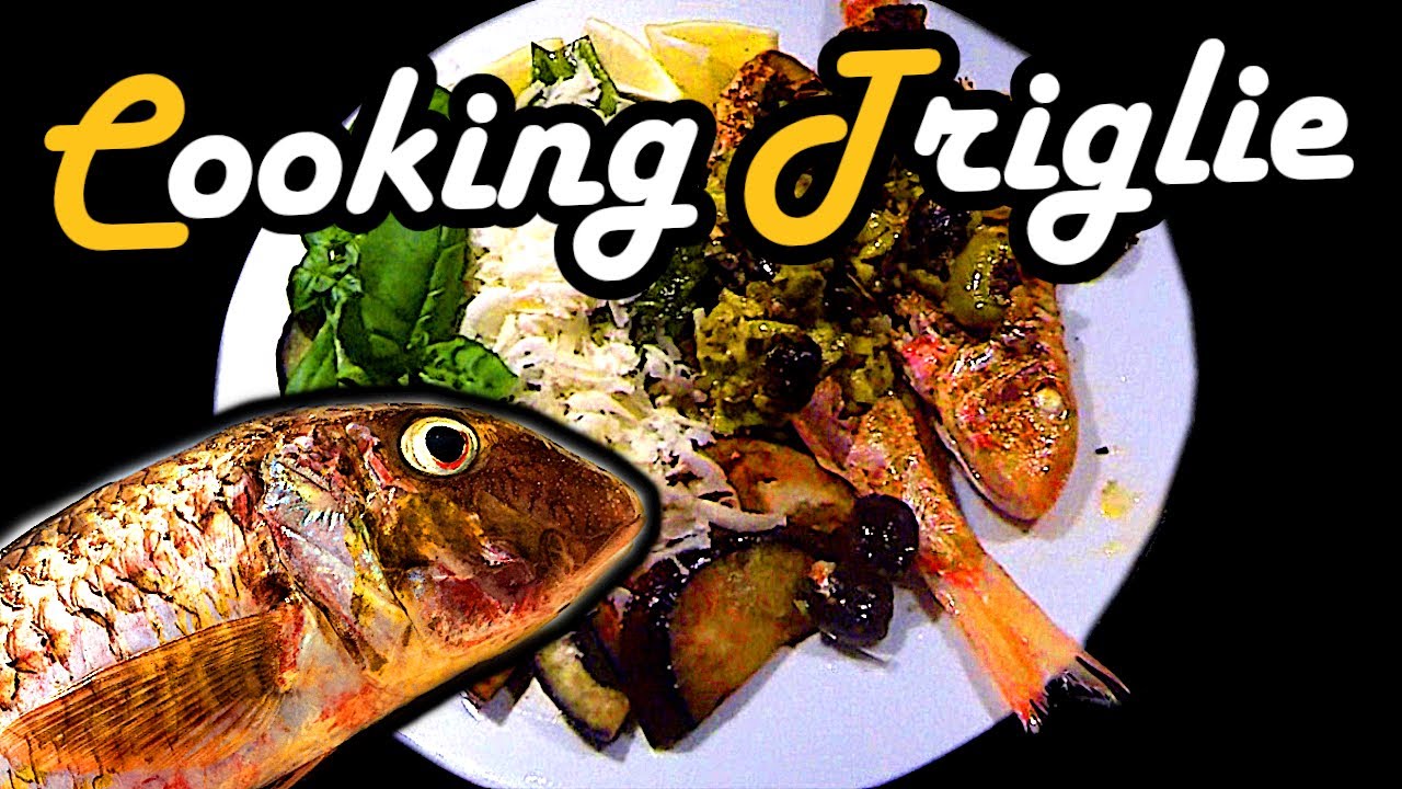Cooking - Triglia Pesce - Mullus barbatus - Rotbarbe - Triglie Ricette - Recipe