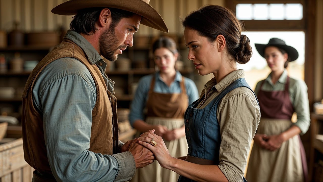 Her Cousins Mocked Her For Being Barren, Cowboy Placed A Ring On Her Hand And Called Her Wife
