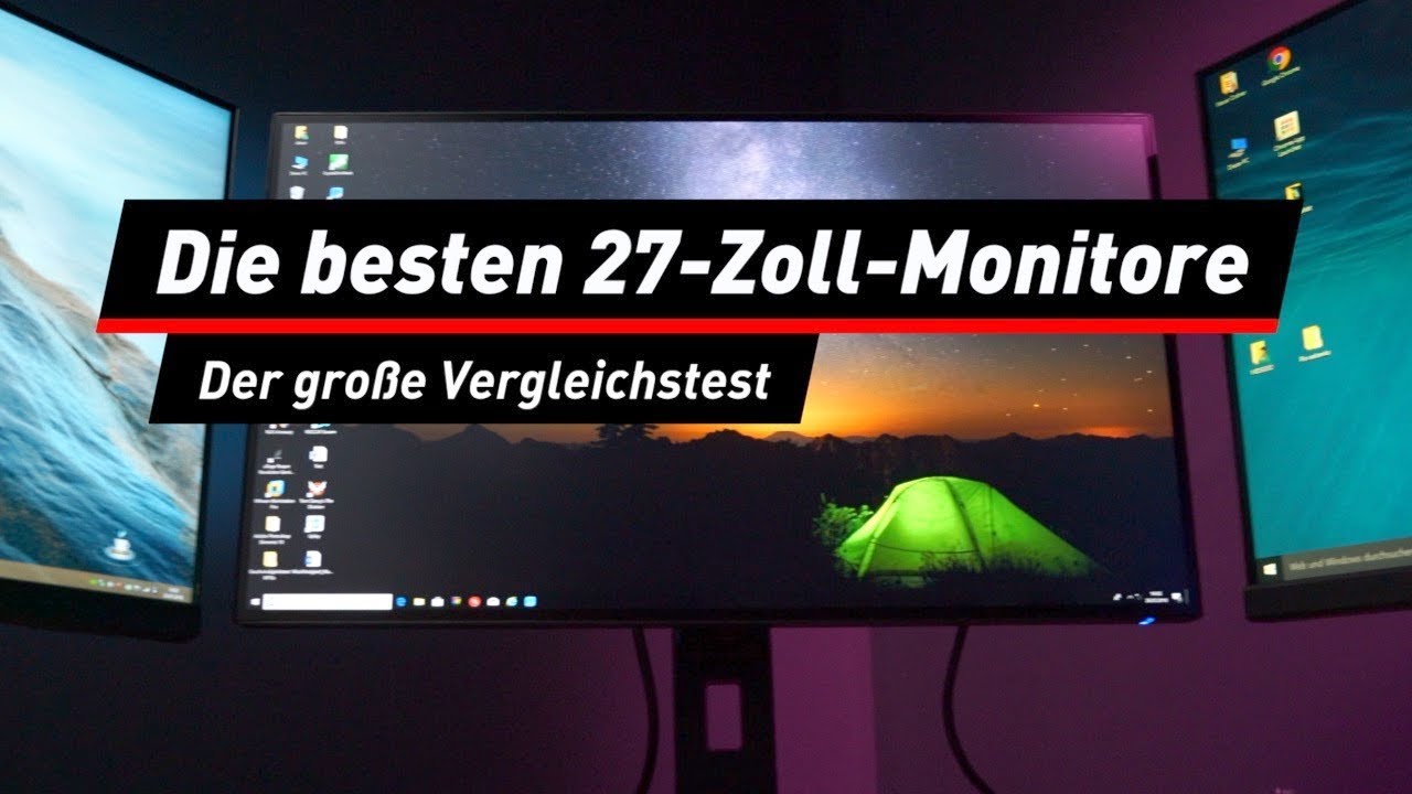 Full HD, WQHD und 4K: Die besten 27-Zoll-Monitore