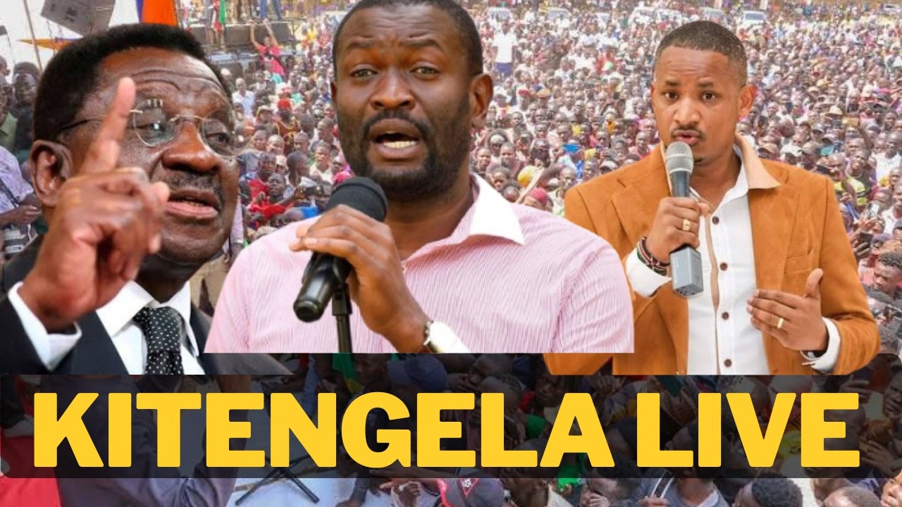 Live NOW! Edwin Sifuna, Orengo,  Caleb Amisi, Pauline Njoroge Storms Kitengela