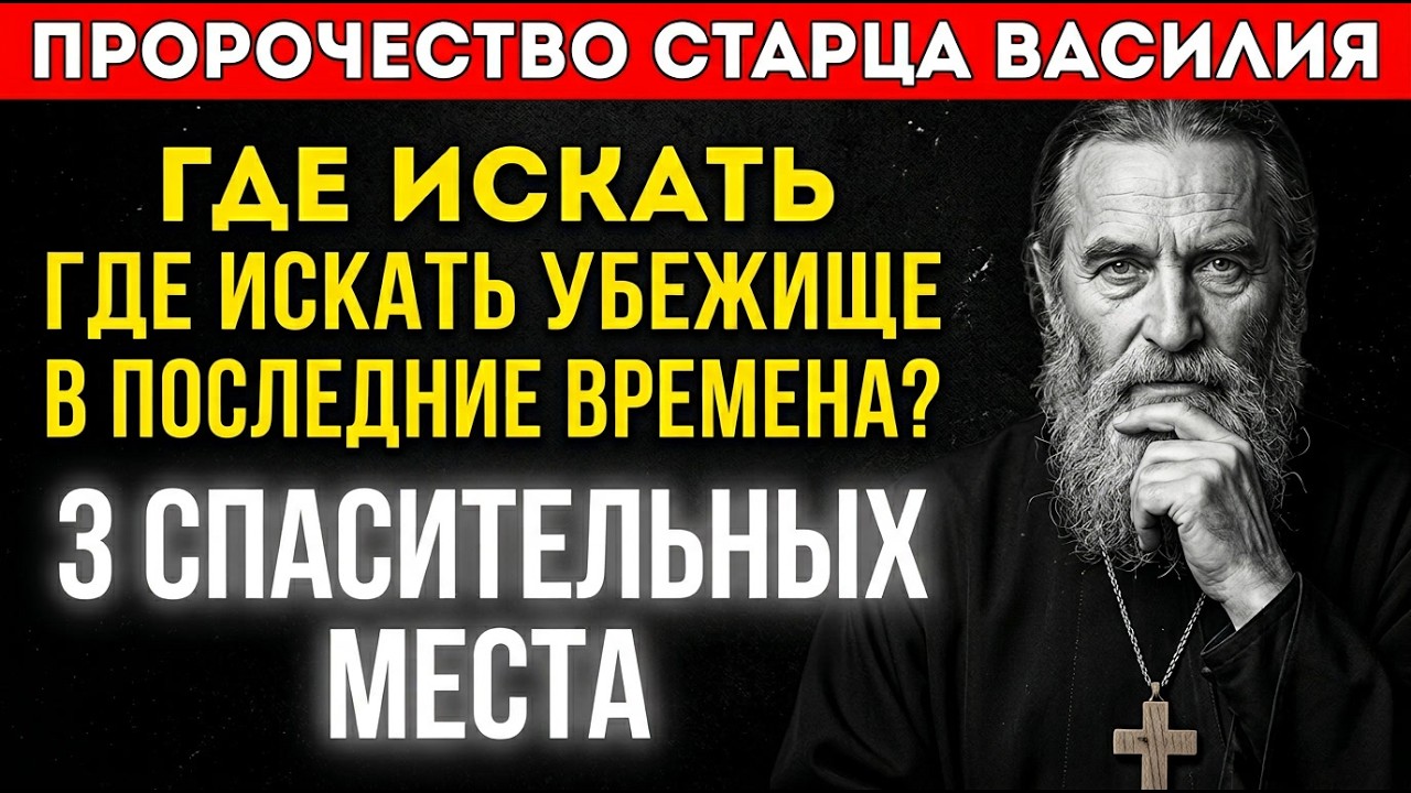 Где искать убежище в последние времена? 3 спасительных места (Отец Василий)