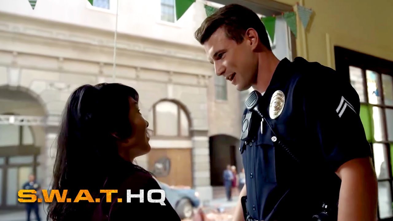 Officer Flirts After Saving Woman | S.W.A.T.