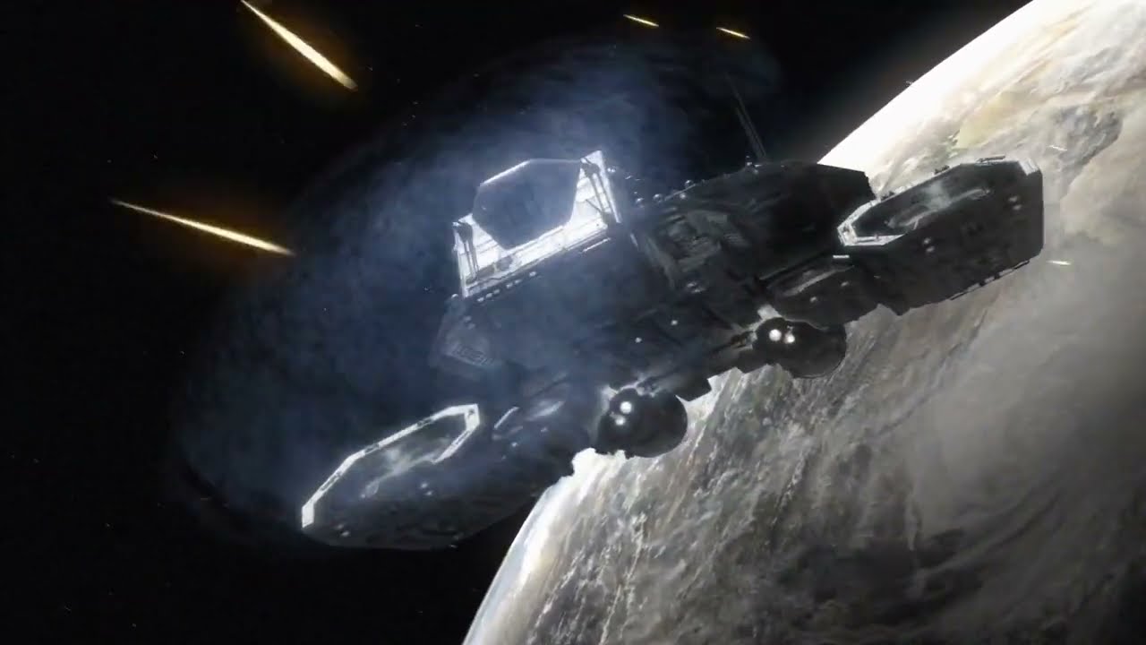 Stargate sg1  space battle
