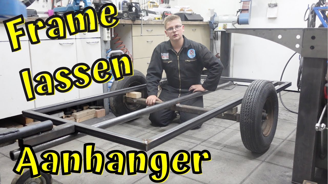Frame lassen voor de motor aanhangwagen