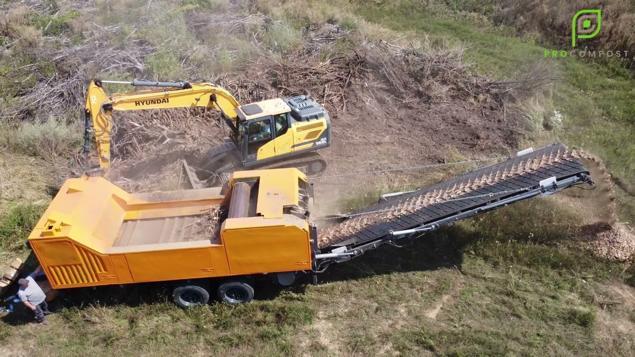 Doppstadt AK 300 – Inchiriere si vanzare tocator mobil pentru Peisagistică, Construcții și Biomasa