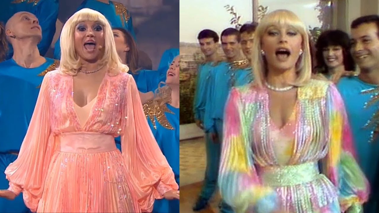 Raffaella Carr&agrave; Fatalit&agrave; Pronto Raffaella imitazione televisione russa tale quale