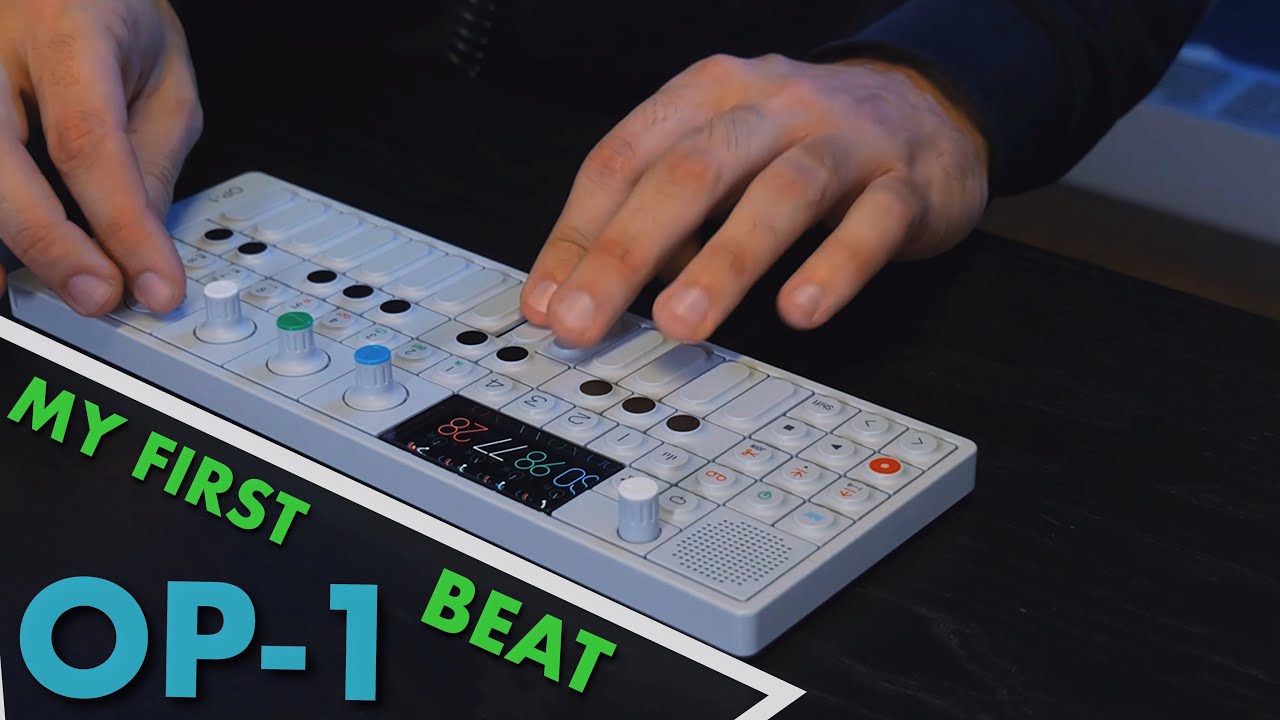 My First Beat On The OP-1 | Basic Beat Making Process