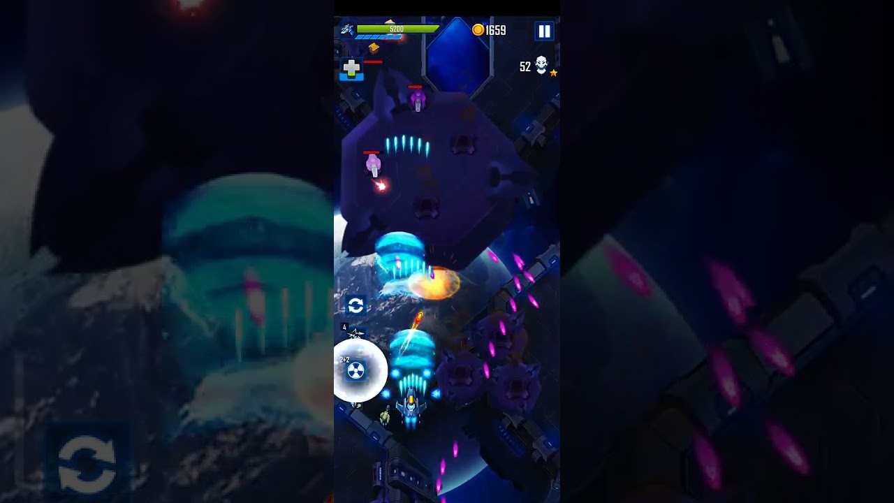 WindWings: Galaxy Attack Pro - STAGE 4 NIGHTMARE #gaming #wingfighter #gameplay