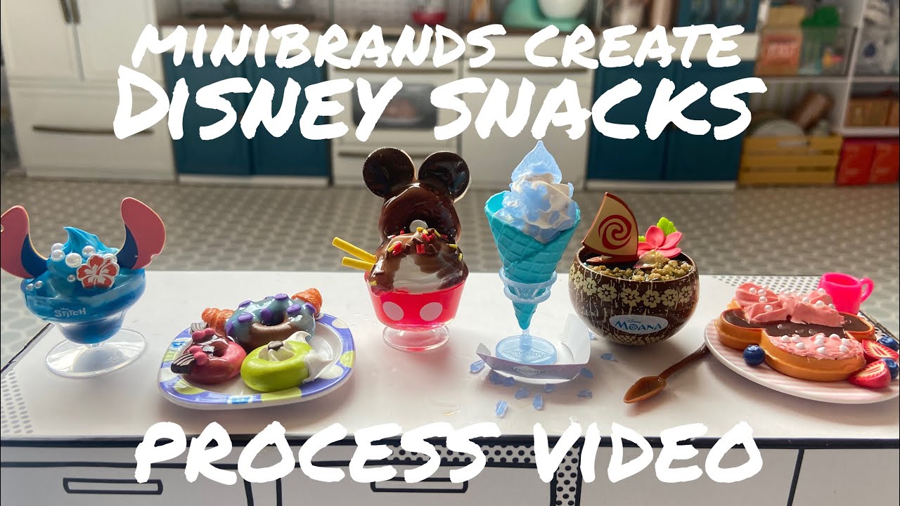 MiniBrands Disney Snacks: PROCESS VIDEO