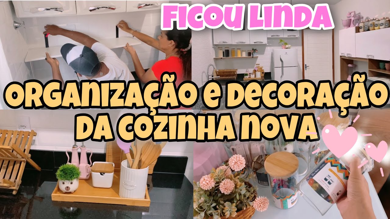 ORGANIZAÇÃO E DECORAÇÃO DA COZINHA NOVA | TUDOO LINDOOO