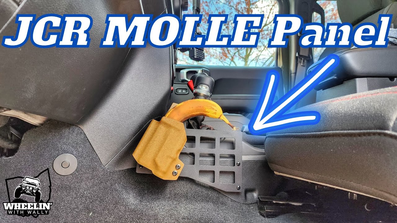 Holster Mount for Jeep Gladiator/Wrangler | JCR MOLLE Panel Install