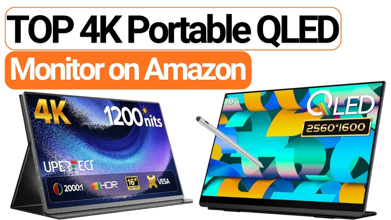 ✅TOP 5 Best 4K Portable Monitor QLED in 2026.