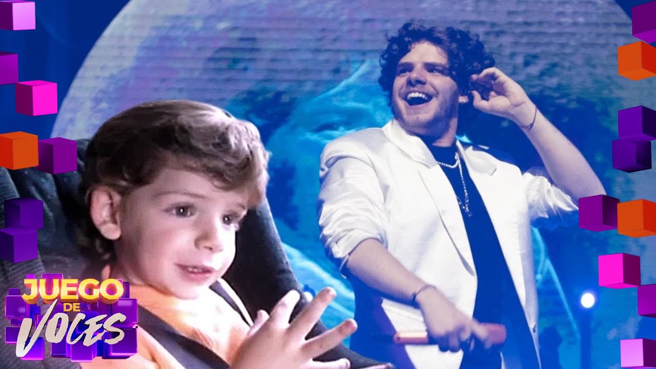 Joss Álvarez probó que desde bebito cantaba increíble | Juego de Voces