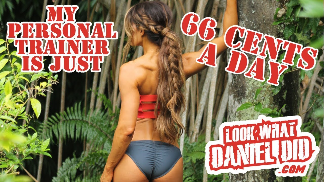 My personal trainer is 66cents a day! I can do that!!!