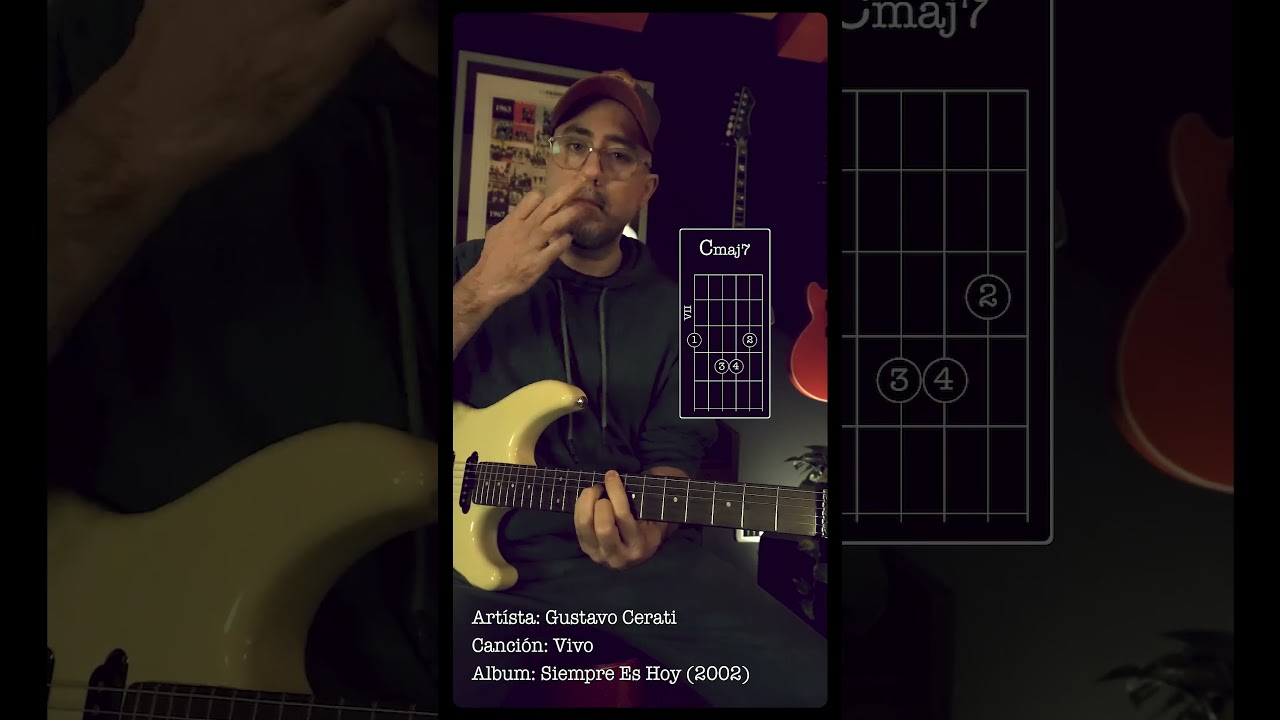 Como tocar Vivo de Gustavo Cerati en la Guitarra 🎸