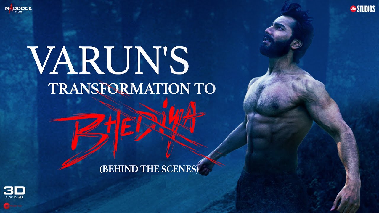 Varun's Transformation To Bhediya | Behind The Scenes | In Cinemas Now