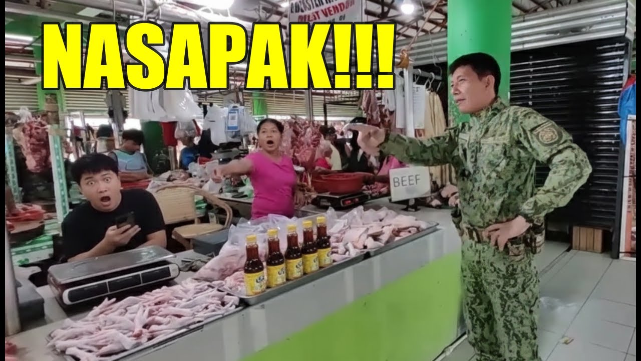 PULIS BUMILI NG PATIS SA PALENGKE NASAPAK