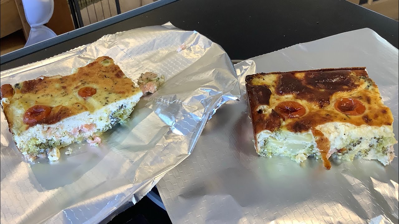 Slimming World Salmon & Broccoli Crustless Quiche