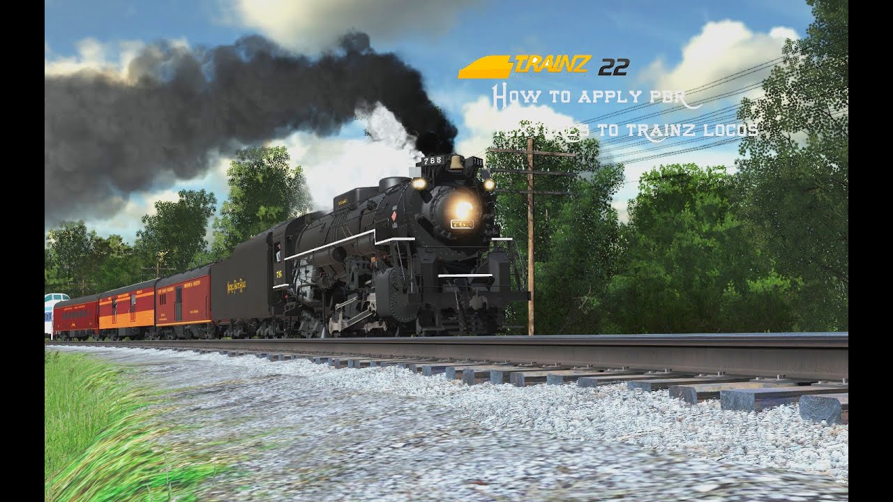 How to put PBR Textures on any Trainz loco in Trainz 22