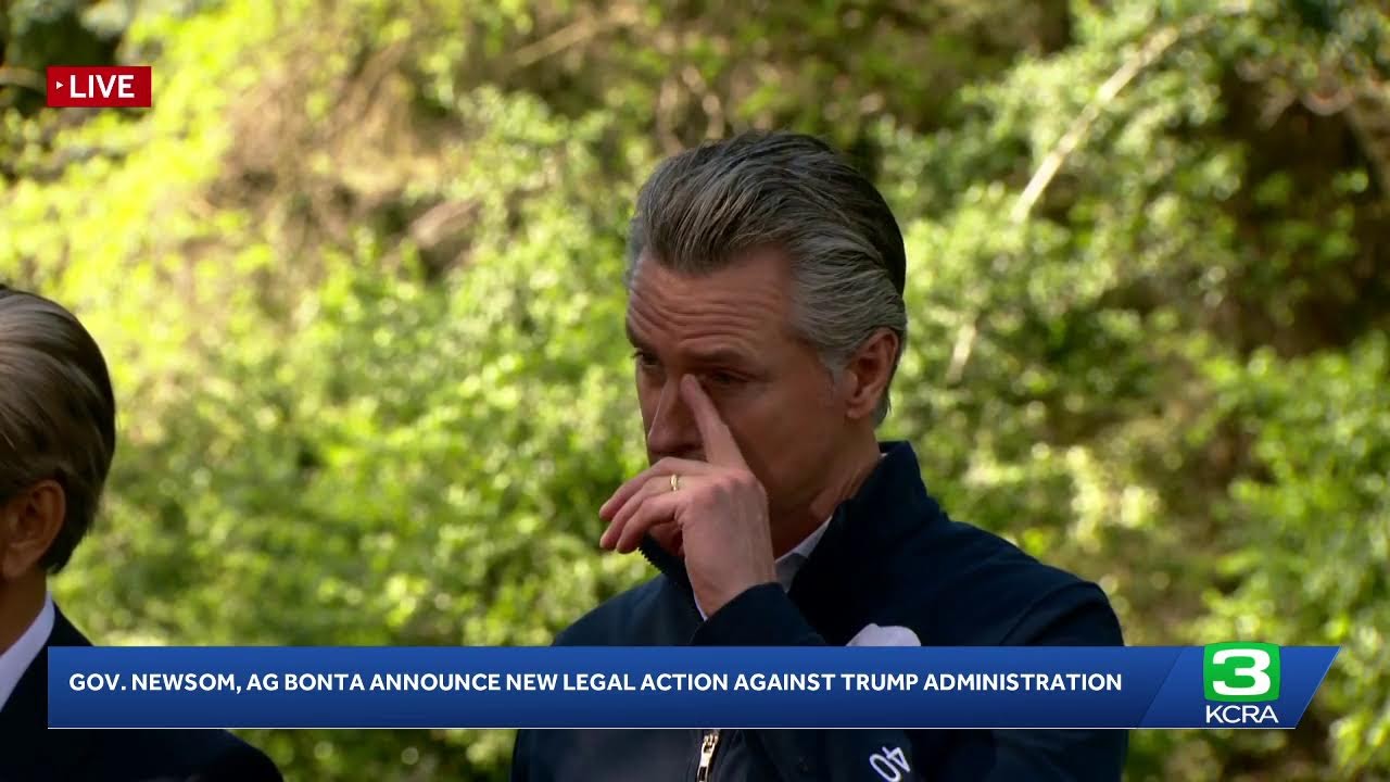 LIVE | Newsom, Bonta legal action against Trump