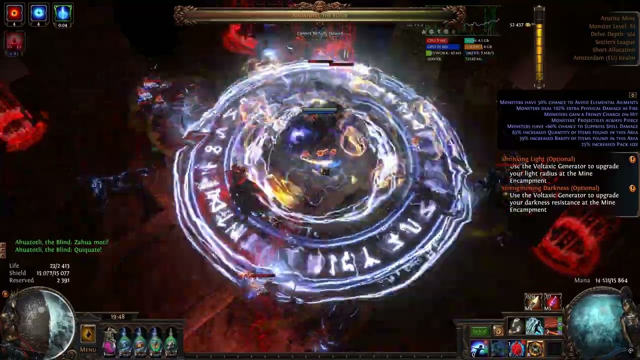 Architector 500 depths Mjolner Ball Lightning of Orbiting Archmage Mana stacker