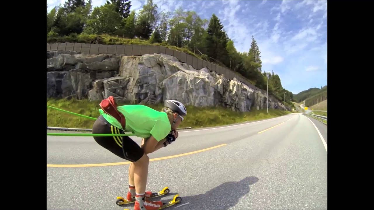 Rollerskiing in Norway - GoPro Hero 3 Black