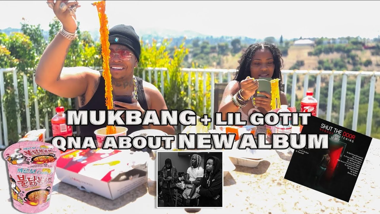 KAM INTERVIEWS LIL GOTIT | ALBUM QNA | + MUKBANG!
