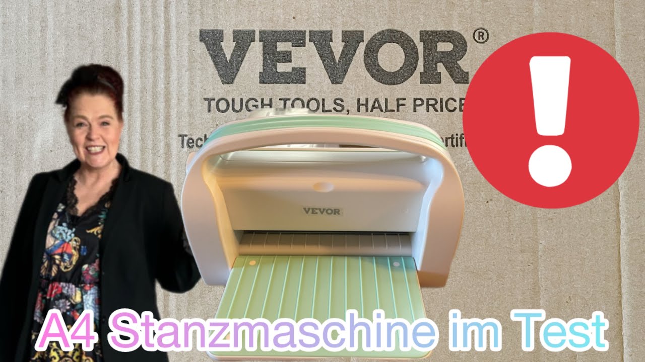 Neue Stanzmaschine im Test 🤩 mit Rabattcode ❤️#vevor 👍