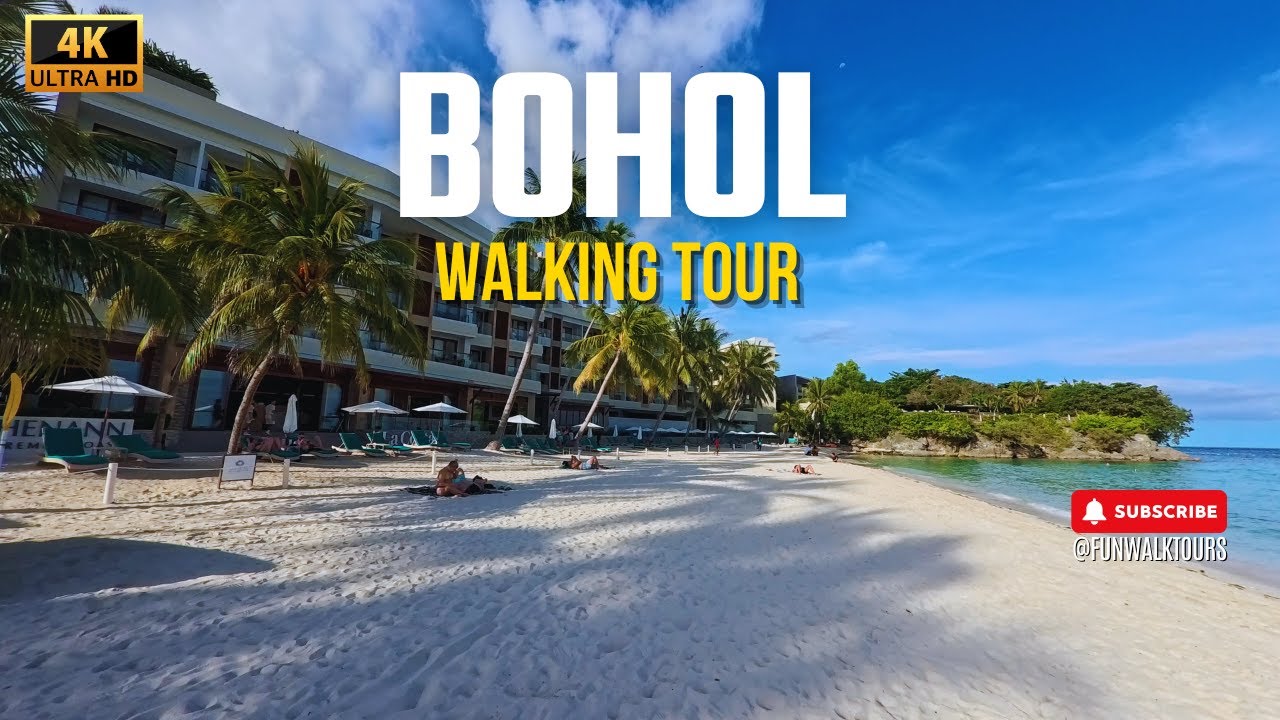 Alona Beach - Bohol - Philippines - Walking Tour - 4K