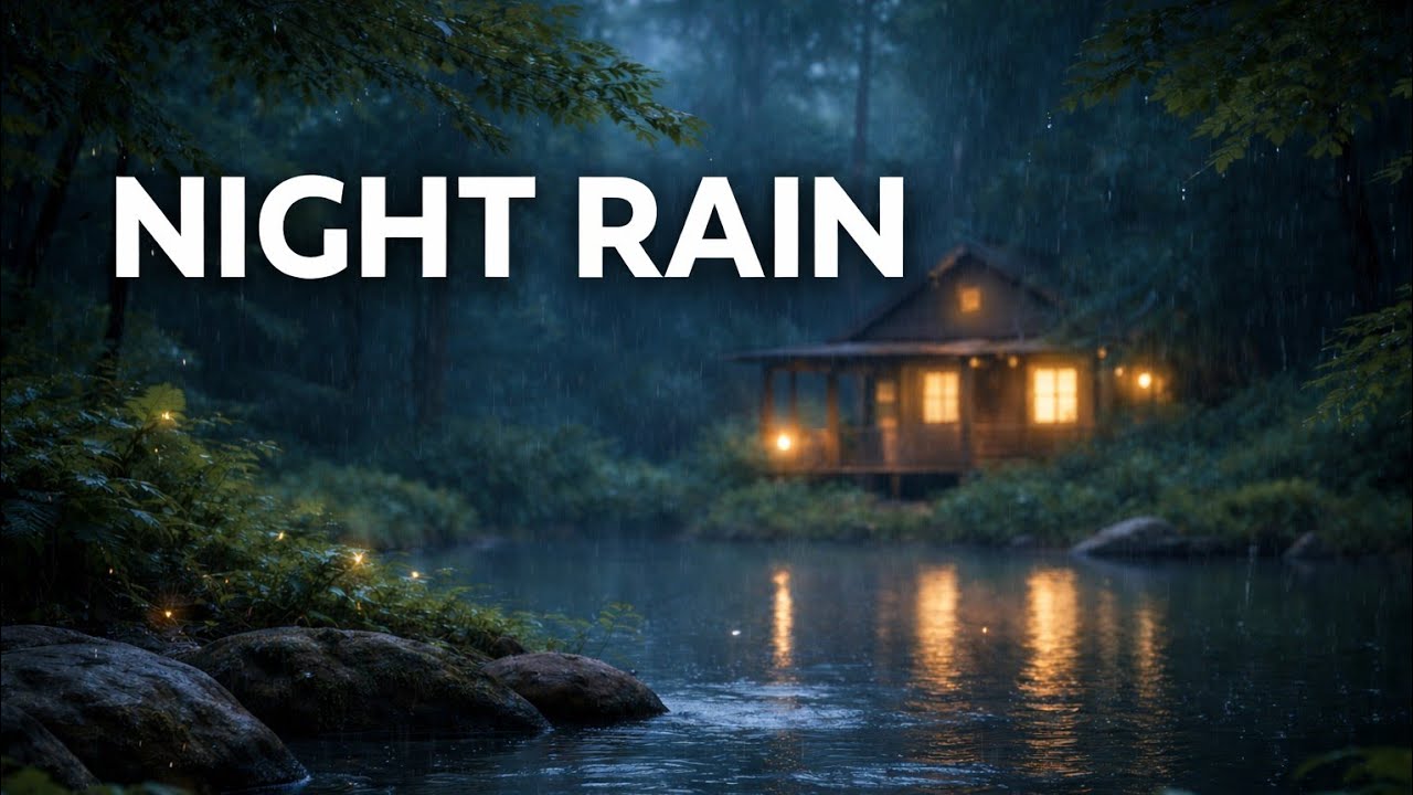 Gentle Night Rain 🌧️ | Crafted Rain Ambience for Deep Sleep