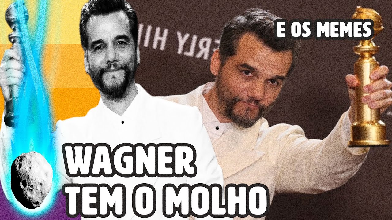 OS MELHORES MEMES DA VITÓRIA DE O AGENTE SECRETO E DE WAGNER MOURA NO GLOBO DE OURO | PLANTÃO