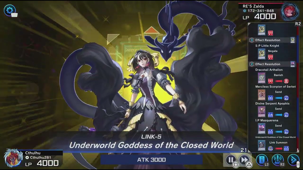Yu-Gi-Oh! Master Duel ranked Odion vs Dracotail slowplayer