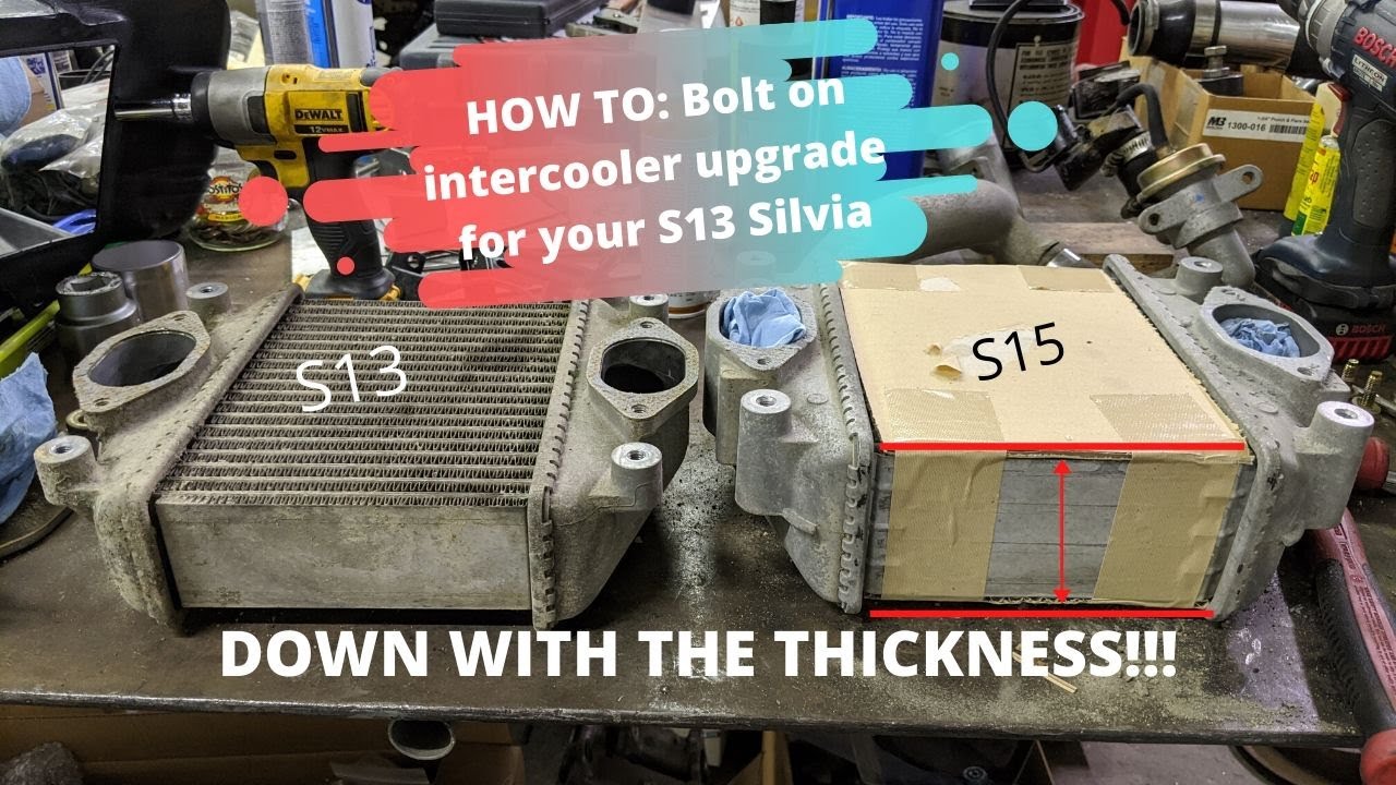 HOW TO: S15 Intercooler into S13 Silvia K's