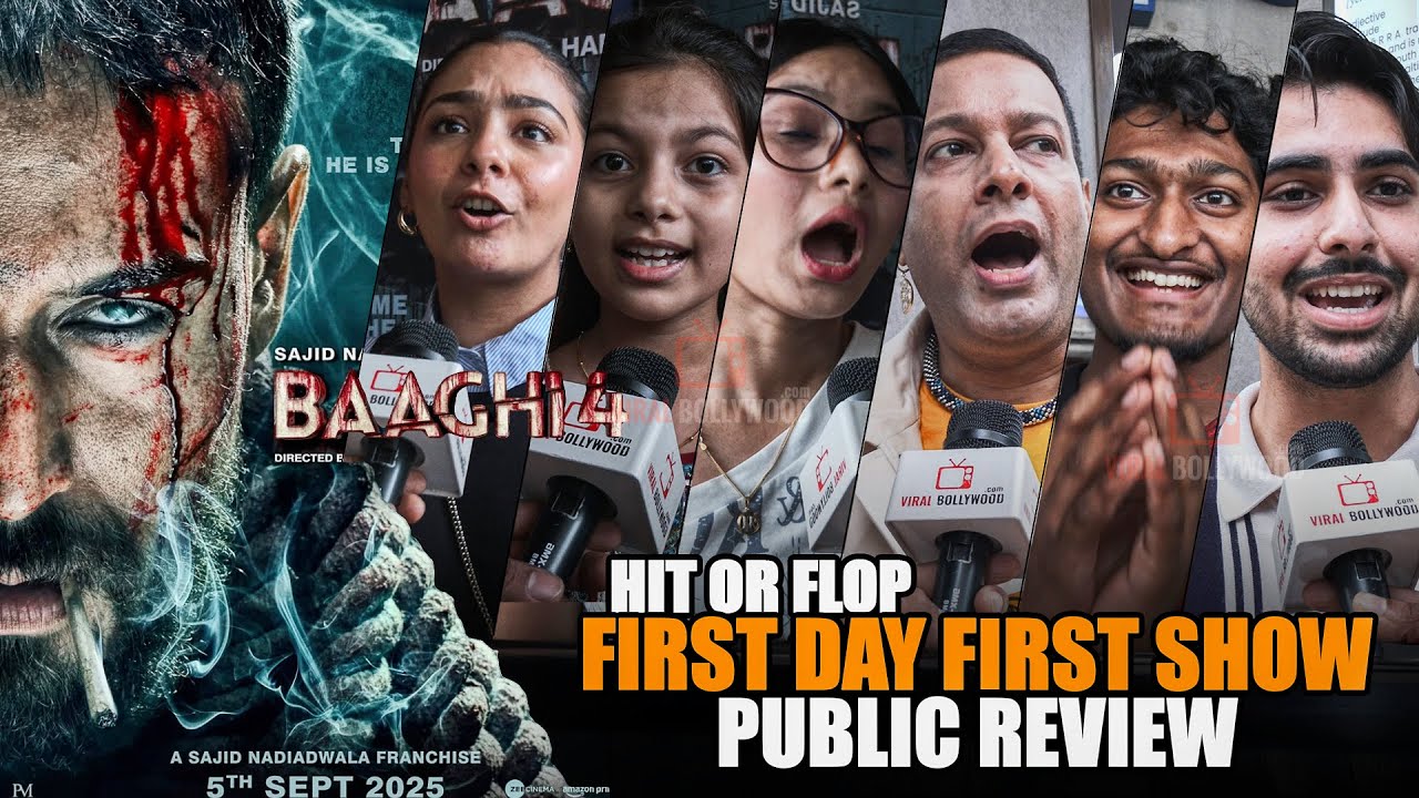 Baaghi 4 Movie | Public Review | First Day First Show | Tiger Shroff, Sanjay Dutt, Harnaaz, Sonam