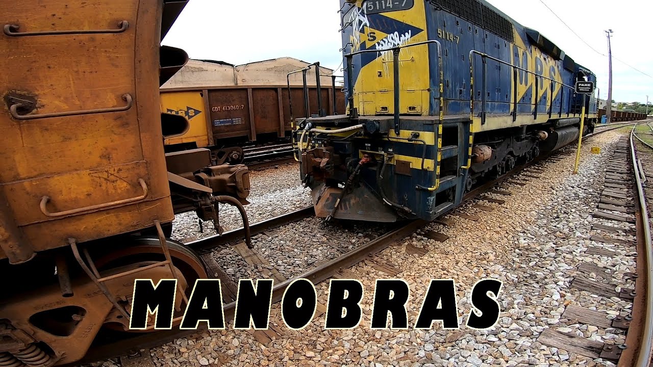 Um pouco de manobras ferroviárias no pátio do Km460 em Conselheiro Lafaiete