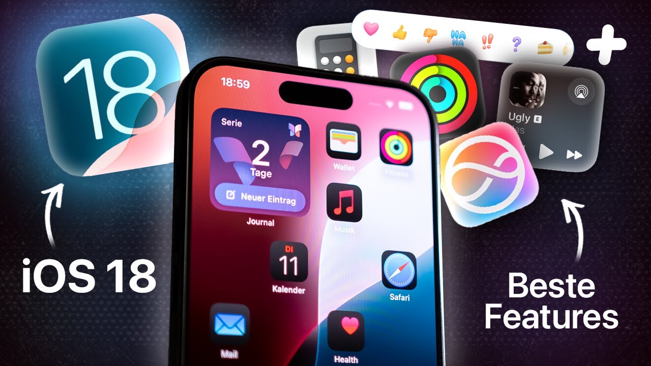 iOS 18 ist da! Neuer Homescreen, Fotos, AI & Mehr..