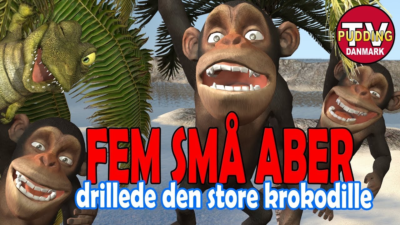 Fem sm&aring; aber - Danske b&oslash;rnesange 3D