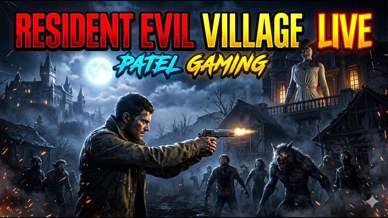 🔴 LIVE:Resident Evil Village|Scariest Horror Game Ever😱| PATEL GAMING#shortslive #shorts #shortsfeed