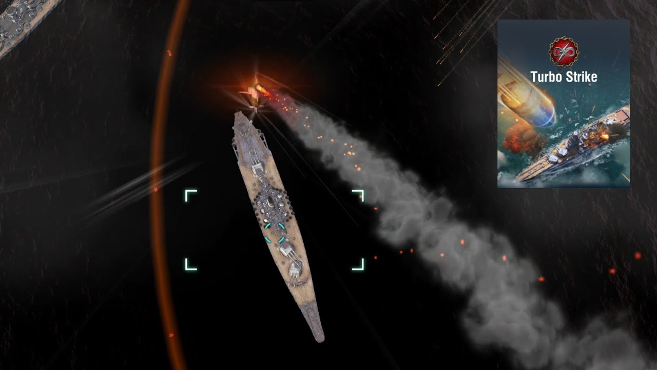 World of warships blitz 🚀☢️ Turbo Strike Mode 200k Damage
