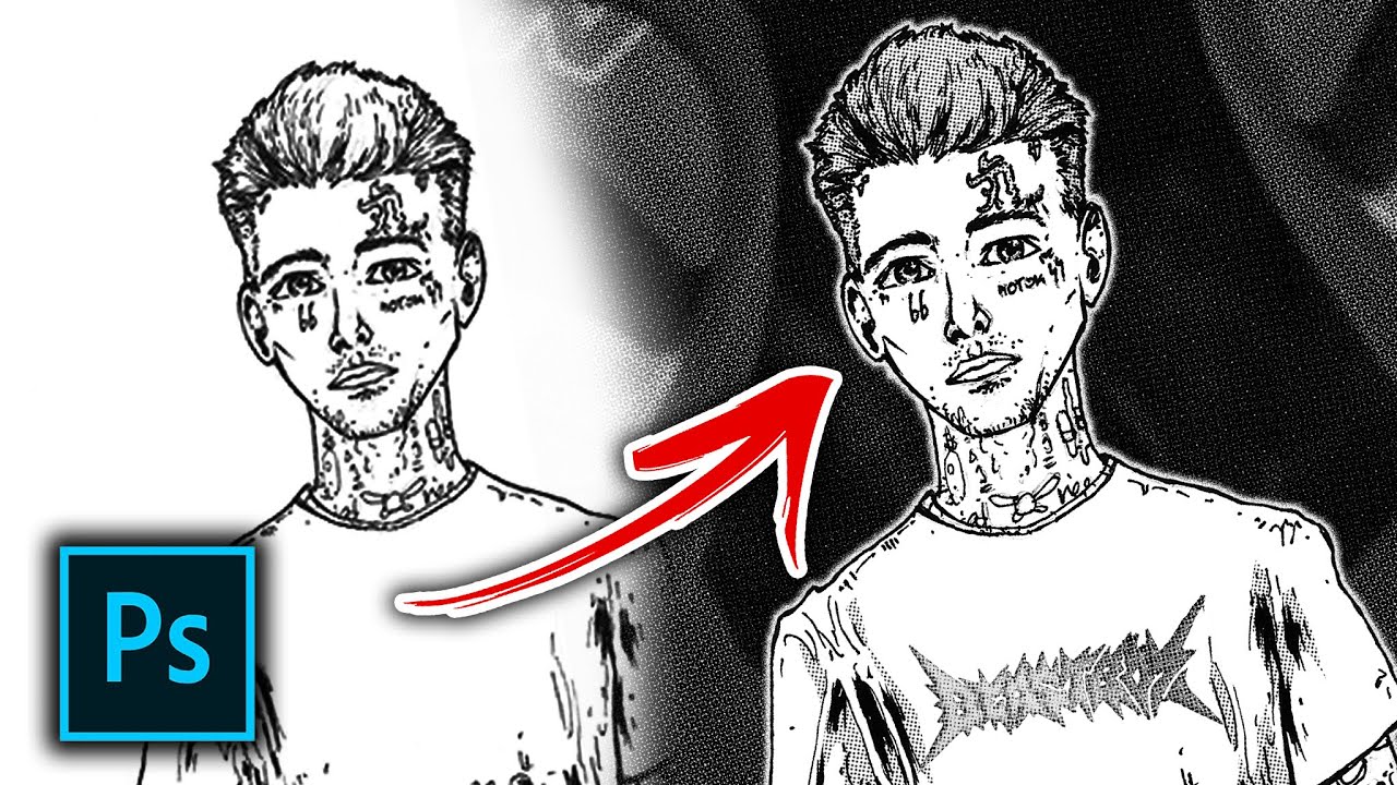 RASTERFOLIE DIGITAL mit PHOTOSHOP erstellen! // Tutorial