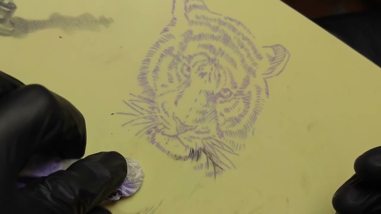 Micro Realistic Tiger : สอนสักหน้าเสือ